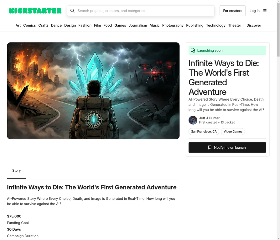 We're Live on Kickstarter!